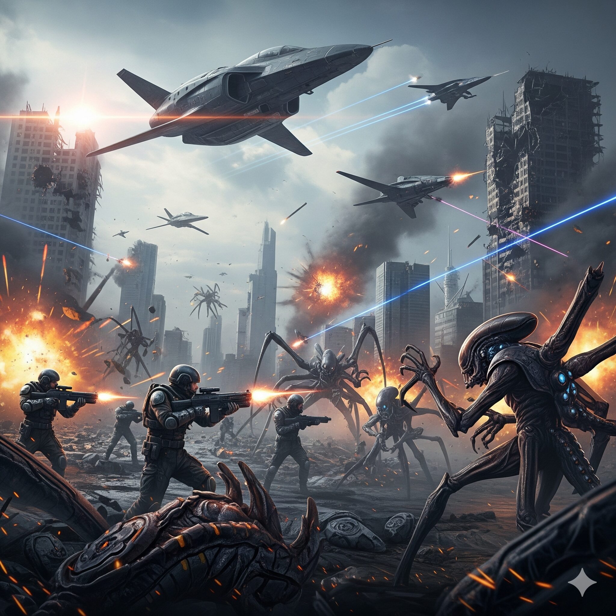 HUMANITY NEEDS A WAR WITH ALIENS TO HEAL ITSELF